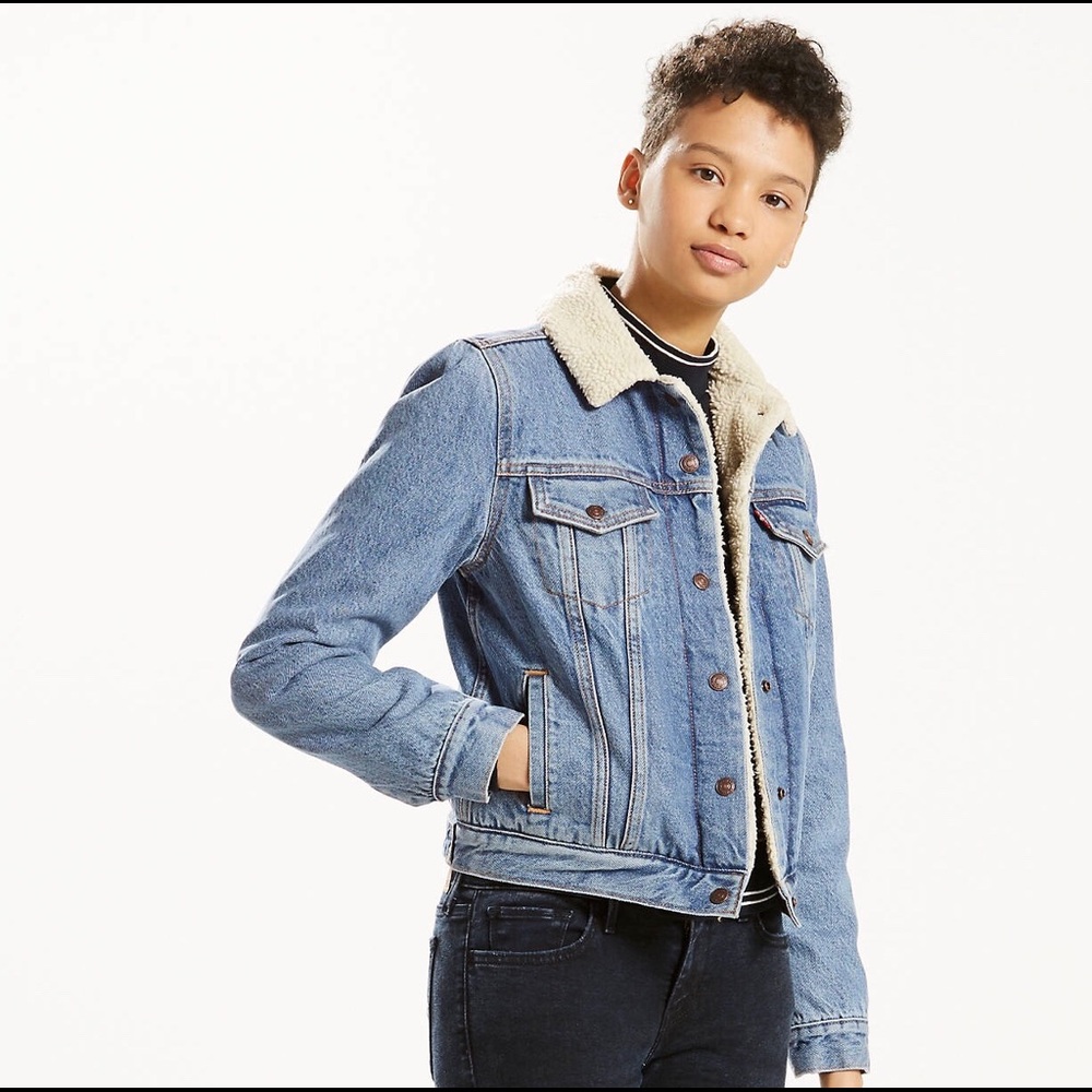 Levi Trucker Sherpa Jacket
